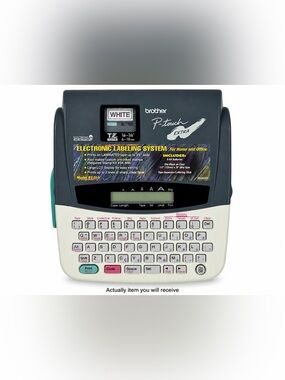 Brother P-Touch Extra PT-310 Electronic Label Maker + TZ Tapes Manuals Box